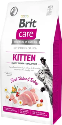 Zdjęcie produktu dla Brit 8595602540662, Dorosły, Kurczak, Indyk, 7 kg