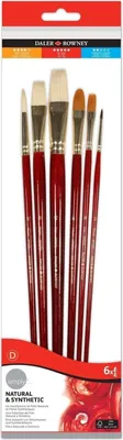 Obrázek produktu pro Daler Rowney Simply Oil Brush Natural Sada štětců 6 ks