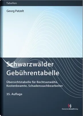 Immagine prodotto di Schwarzwälder Gebührentabelle