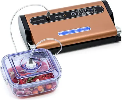 Produktbild von Magic Vac Maximas Vakuumierer -820 mbar Schwarz, Kupfer