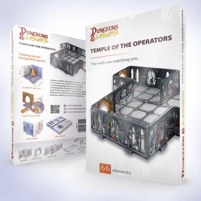 Zdjęcie produktu dla Archon Studio - DNL0020 Dungeons & Lasers Expansion Set TEMPLE OF THE OPERATORS
