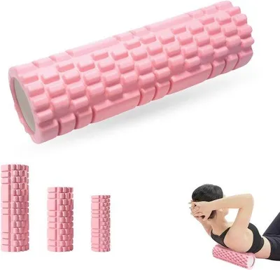 Imagen del producto de Rodillo de espuma para masajes, ideal para yoga y fisioterapia - 30 x 8 cm