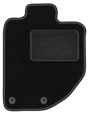 Produktbild von Fahrermatte Velours für Volvo C70 I 1997-2005 (Cabrio/Coupé) – 1-tlg, Schwarz, passgenau – Wielganizator LUX