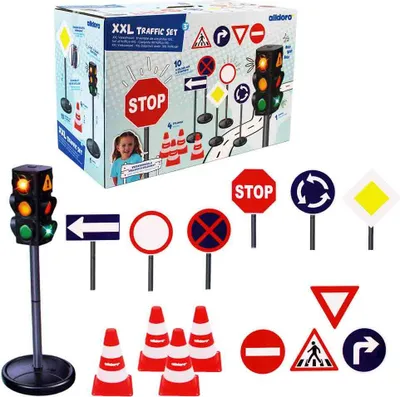 Immagine prodotto di Verkehrsschilder Kinder Outdoor XXL Set - 15-teilig
