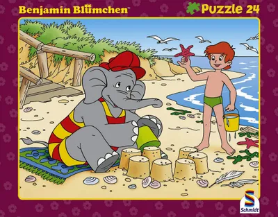 Produktbild von Benjamin Blümchen - Rahmenpuzzle 24 Teile