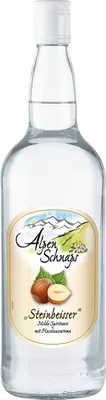 Immagine prodotto di Grappa alpina Steinbeisser alla nocciola 33% 1.0l