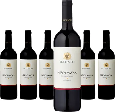 Produktbild von 6 x Settesoli Nero d'Avola