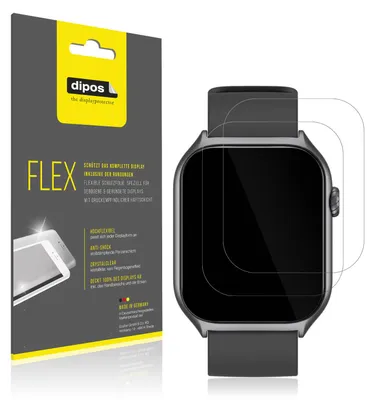 Produktbild von 2x Schutzfolie für routee GTS7 Folie, 100% Displayabdeckung, dipos Flex