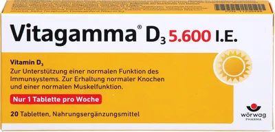 Immagine prodotto di Vitagamma D3 5.600 I.E. Vitamina D3 NO, 20 compresse