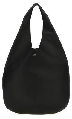 Zdjęcie produktu dla Torebka na ramię marki A.P.C. wykonana ze skóry cielęcej, kolor czarny, model PXCBCF67008LZZ