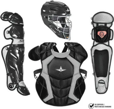 Produktbild von All Star CKCCPRO1 Professionelles Catcher-Set, Farbe Schwarz