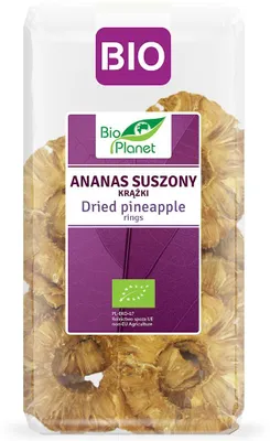 ANANAS SUSZONY KRĄŻKI BIO 300 g - BIO PLANET