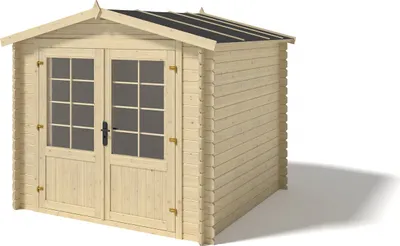 Produktbild von Gartenhaus, Gerätehaus 6.25m2 - 2.5x2.5m - 28mm