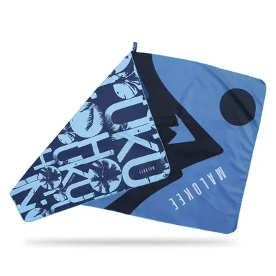 Produktbild von Mikrofaser-Sporthandtuch, blau, schnelltrocknend, 100 cm x 50 cm