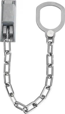 Produktbild von Wenko Türkette abschließbar 30x7x2,5 cm für rechts- & linksschließende Türen, ideal für Mietwohnungen, Metall- & Glastüren, Montage ohne Bohren