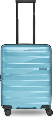 Produktbild von Bergpfeil Travel Cabin Trolley Glacier Blue Metallic hellblau 55cm