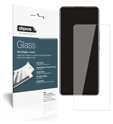 Produktbild von 2x Schutzfolie für ZTE Axon 30 - Anti-Shock 9H Folie dipos Glass Kunststoffglas