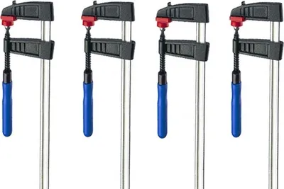 Produktbild von 4x Schraubzwinge 200 x 50 mm Leimzwinge Klemmzwinge Einhandzwinge