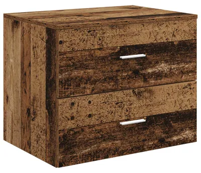 Zdjęcie produktu dla Szafka Łazienkowa Wisząca Stare drewno 62,5 x 44,5 x 50 cm