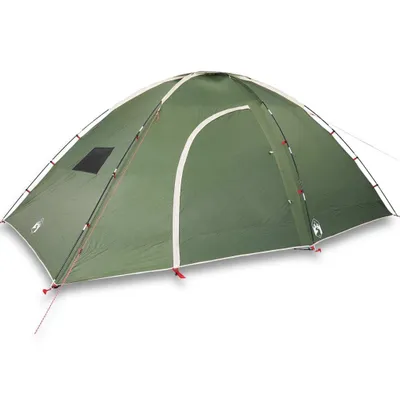 Image de Tente de camping 8 personnes vert imperméable