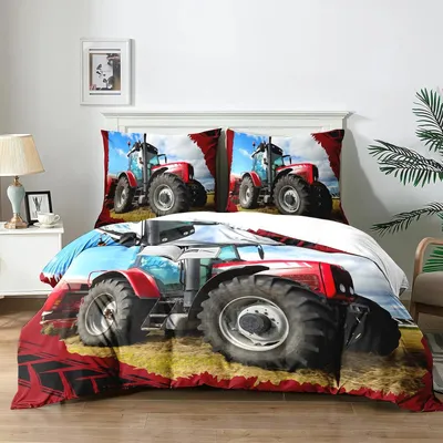 Obrázek produktu pro TRANKIELO® – Sada povlečení z mikrovlákna, rozměr 200x200 cm – prodyšné, měkké, hypoalergenní, s 3D vzorem, obsahuje 2 povlaky na polštáře