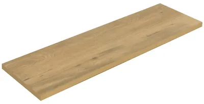 Productafbeelding van Badplaats Wastafelblad Angela 160 x 48 x 3,5 cm – Eiken – Wastafelblad voor Onderkast