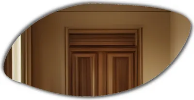 Produktbild von Unregelmäßiger LED-Badspiegel - 200x100 - MASKAT Horizontal, mit Beleuchtung