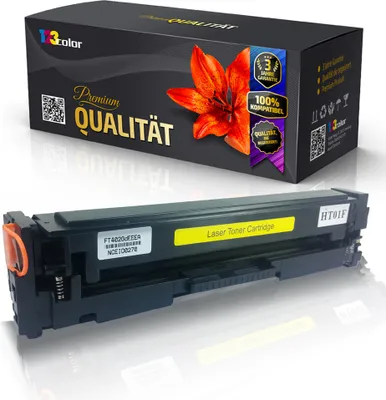 Produktbild von Kompatible Tonerkartusche für HP Color LaserJet Pro MFP M281 fdw Color LaserJet Pro MFP M281 fw CF542X 203X CF542 CF 542X CF 542 Gelb Yellow - Office Light Serie