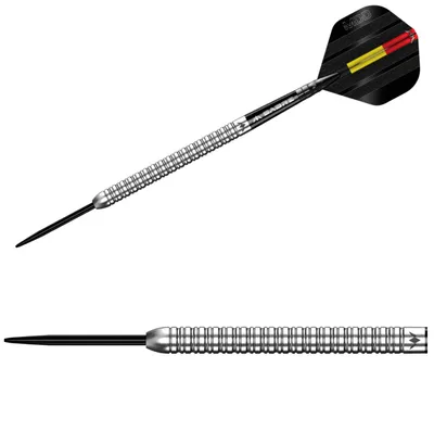 Produktbild von Mission | Mike De Decker | Steeldarts | 95% Tungsten | 22g | Silber | Dartpfeile Set