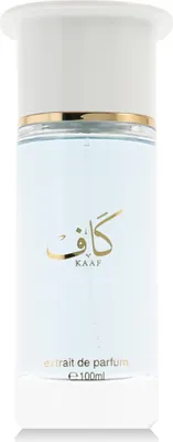 A perfume bottle on a white background.