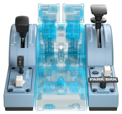 Imagen del producto de Thrustmaster 2960853 Thrustmaster TCA Quadrant Add-On Airbus Edition