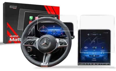 Obrázek produktu pro Matné sklo GrizzGlass CarDisplay Protection  Mercedes EQS Widescreen (2021-2026) [2in1]