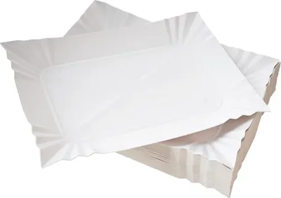 Obrázek produktu pro Bílá papírová miska 14 x 20 cm, 100 ks.