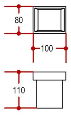 Produktbild von Lineabeta Skuara Keramikbecher für Wandhalterung Mindestmaß: 8cm Ausführung: weiß weiß, 52801.09
