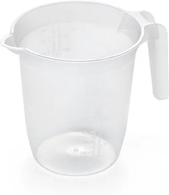 Productafbeelding van Transparante Maat- en Mengkan met Handvat - 518006