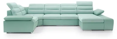 Produktbild von Ecksofa U Form Sofa Couch Design Couchen Polster Textil Modern Eck