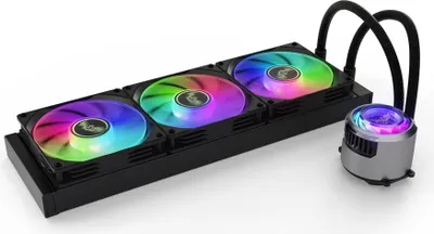 Produktbild von Valkyrie Jarn 360 ARGB, All-in-One-Flüssigkeitskühler, 36 cm, Schwarz