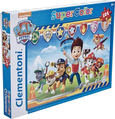 Produktbild von Clementoni Supercolor Puzzle - Paw Patrol  (104 Teile)