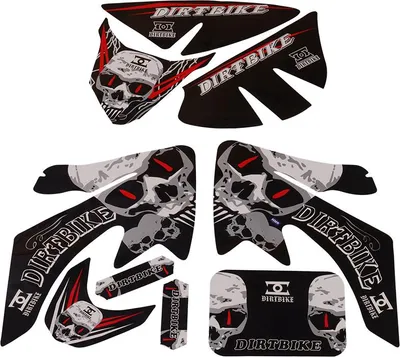 Produktbild von Aufkleber Set Deadhead Dirt Bike Pit Bike 110 ccm