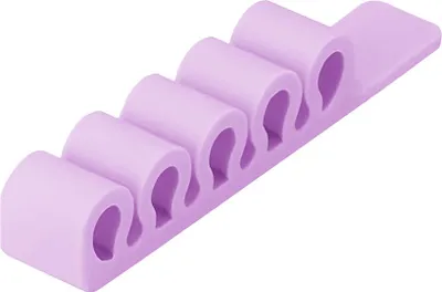 Produktbild von Silikon Organizer für Kabel und Büromaterial – Lila KP36460
