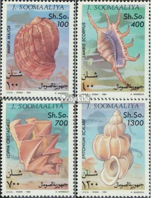 Produktbild von Briefmarken Somalia 1994 Mi 507-510 (kompl.Ausg.) postfrisch Meeresweichtiere