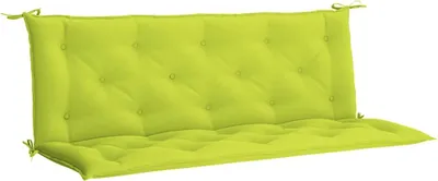 Immagine prodotto di Cuscini per panca da giardino 2 pz. Tessuto Oxford verde chiaro 150x50x7 cm