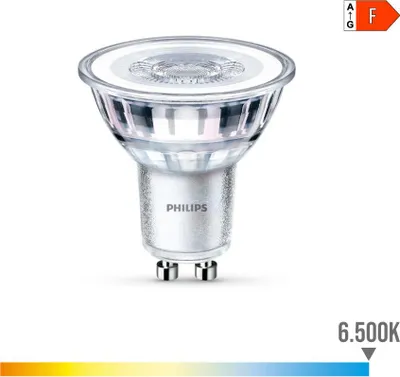 Image de Ampoule Led Gu10 4.6w 390lm 6500k Lumière Froide ø5x5.4cm Philips