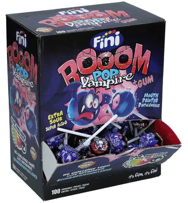 Produktbild von Fini Booom Pop Vampire + Gum 100er