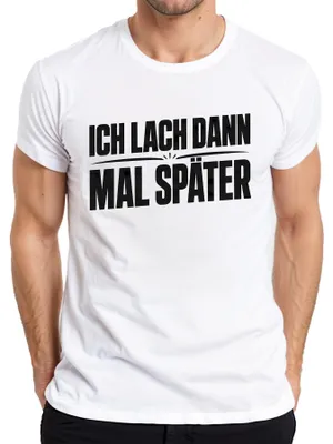 Obrázok produktu pre Ich, vtipné, sarkastické tričko pre pánov, biela farba, veľkosť L