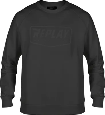Produktbild von Replay Logo Sweater, schwarz, XL