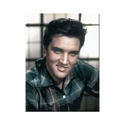 Zdjęcie produktu dla Nostalgic-Art - Magnes 6 x 8 cm - Gwiazdy - Elvis - W kolorze