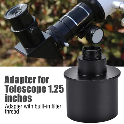 Immagine prodotto di Adattatore per fotocamera, adattatore per telescopio, anello adattatore per fotocamera, anello adattatore per telescopio, anello adattatore da 1,25"