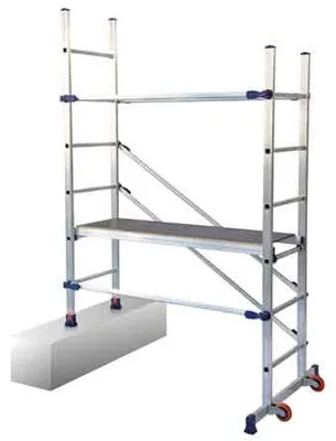 Immagine prodotto di Trabattello "P6" In Alluminio - cm.146x89x189h., piano lavoro cm.90h., Kg.14,6