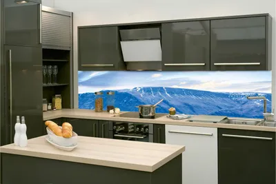 Obrázek produktu pro Fototapeta do kuchyně - Reykjavík 260 x 60 cm - Samolepicí fólie